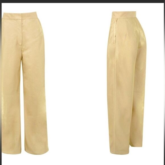 House of CB Dress Pants Womens Size Small Straight high waist Pockets Lined NEW - Picture 2 of 15